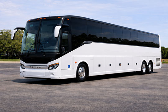 56-passenger charter bus available for charter in New Rochelle, NY